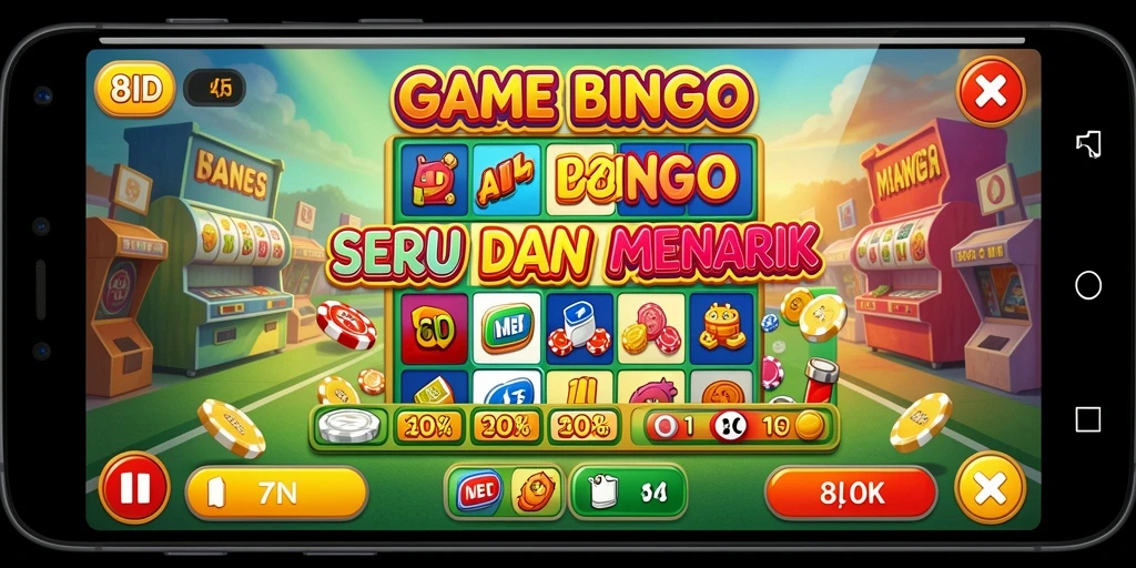 Gameplay seru dan interaktif Bingo di 8ID yang mengasyikkan.