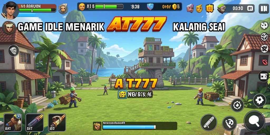 Screenshot AT777 menampilkan gameplay Idle yang mengasyikkan.