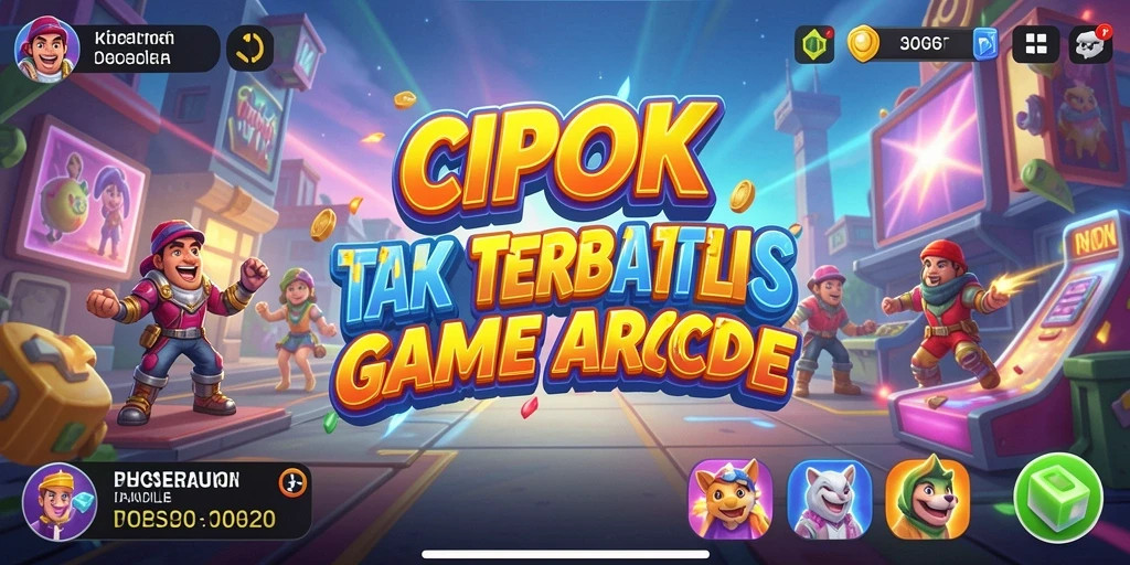 Tampilan gameplay seru dan menarik dari CIPOK.