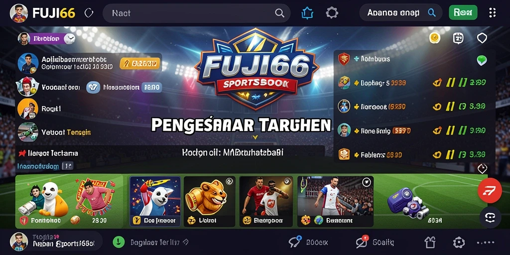 Tangkapan layar FUJI66 menampilkan tampilan taruhan olahraga yang menarik.