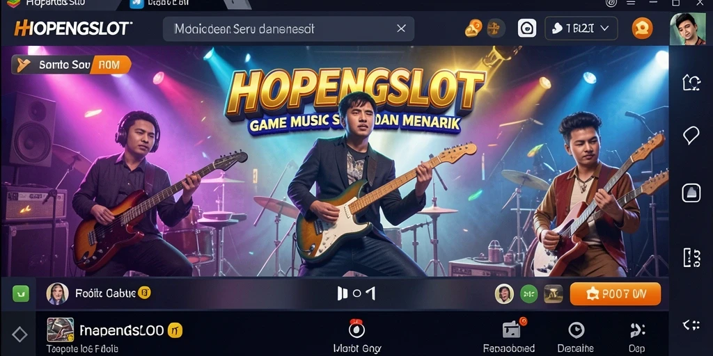 Tampilan gameplay HOPENGSLOT dengan grafik menarik dan lagu yang seru.
