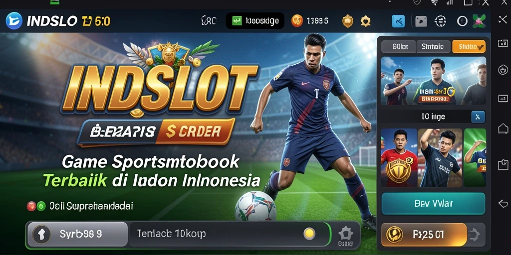 Tampilan permainan sportsbook yang menarik dan interaktif di INDSLOT.