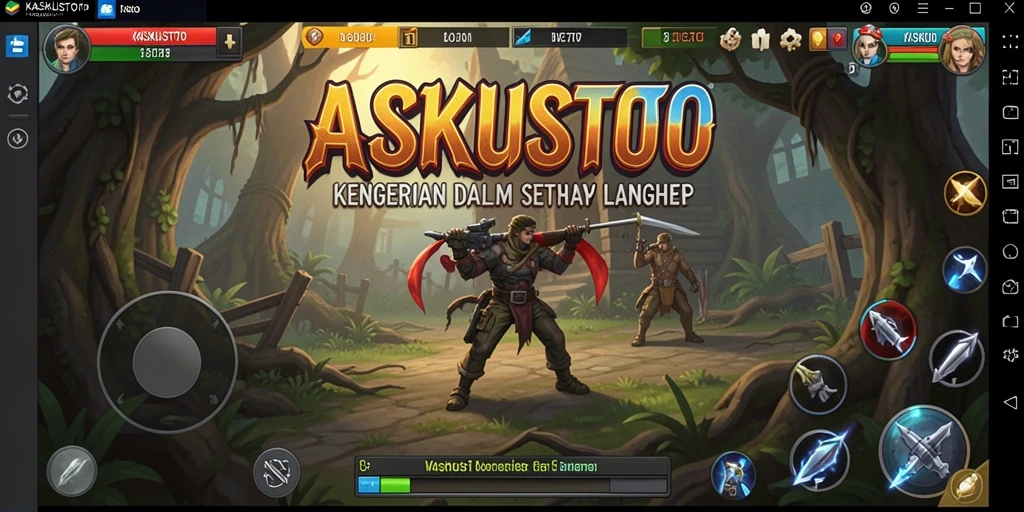 Tangkapan layar menampilkan suasana mencekam KASKUSTOTO.