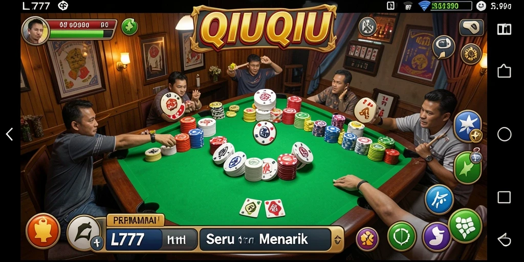Tampilan gameplay menarik dari L777 QiuQiu.