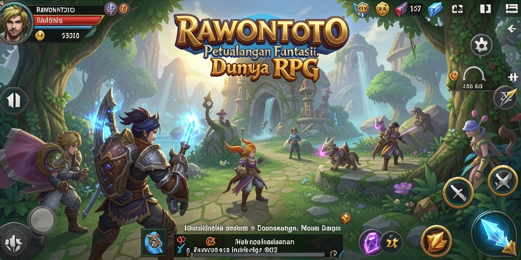 Tampilan gameplay seru dan menarik dari RAWONTOTO.