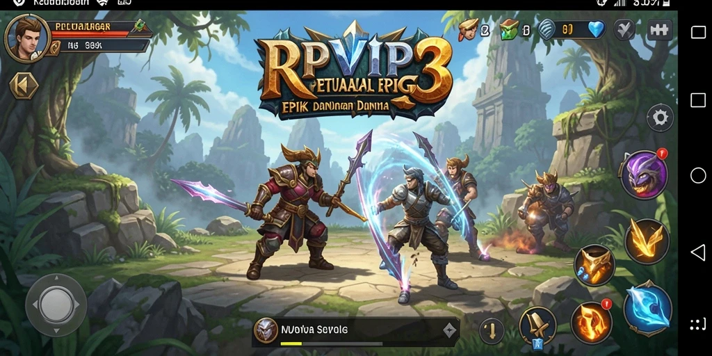 Tampilan gameplay RPG yang menarik di RPVIP3.