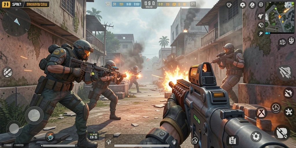 Screenshot aksi seru dari permainan SPIN707 dengan grafis memukau.