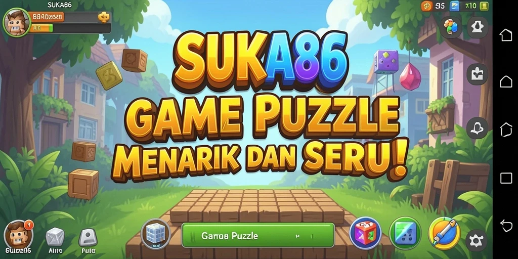 Tangkapan layar dari gameplay <strong>SUKA86</strong> yang menampilkan tantangan puzzle.