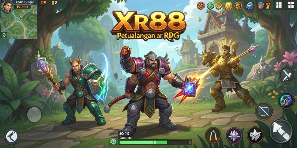 Tampilan gameplay RPG XR88 yang menantang dan menakjubkan.