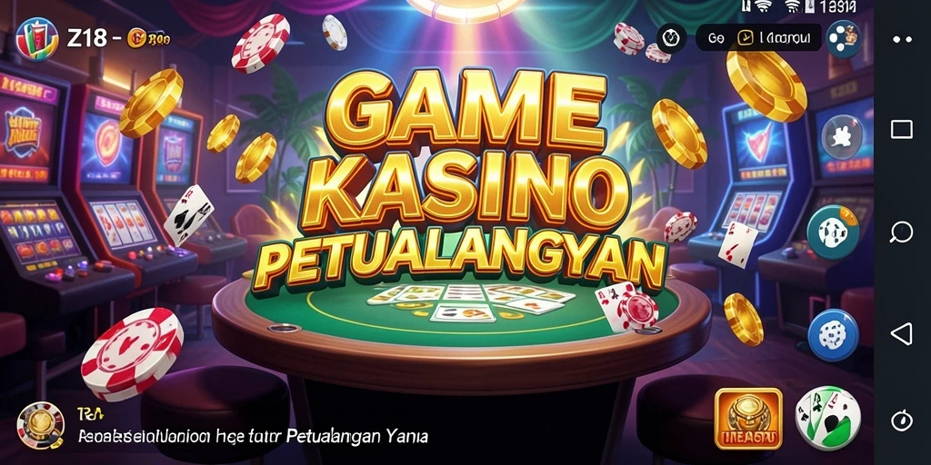 Tampilan menarik dari gameplay Z18 dalam suasana Kasino.
